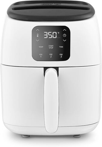 DASH Tasti-Crisp™ Electric Air Fryer Oven, 2.6 Qt., Aqua – Compact Air Fryer for Healthier Food in Minutes, Ideal for Small Spaces - Auto Shut Off, Digital, 1000-Watt in Saudi Arabia