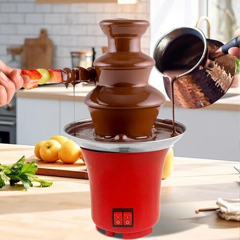 آلة نافورة فوندو الشوكولاتة الصغيرة لجبن زبدة الحلوى in Kuwait