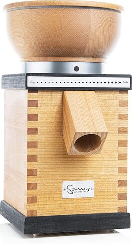Sana Grain Mill, Premium Grain Mill, 850-gram capacity 100 gram per minute output 15 Year Warranty, Made in Germany, Natural Beech Wood in Saudi Arabia