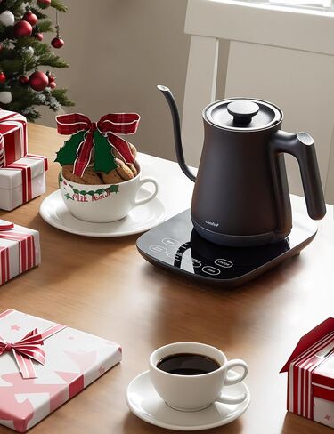 غلاية شاي كهربائية من الفولاذ المقاوم للصدأ سعة 1.7 لتر من COMFEE، غلاية مياه ساخنة خالية من مادة BPA مع ضوء LED، إيقاف تلقائي وحماية من الغليان الجاف، غلاية كهربائية سريعة الغليان بقدرة 1500 وات in Kuwait