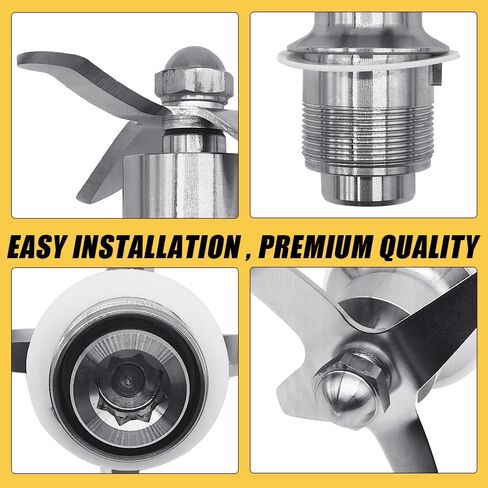 مجموعة خلاط شفرة القطع متوافقة مع Waring CB6 CB10 CB15 قطع الخلاط المجمع استبدال 502977 502975 18396 in Kuwait