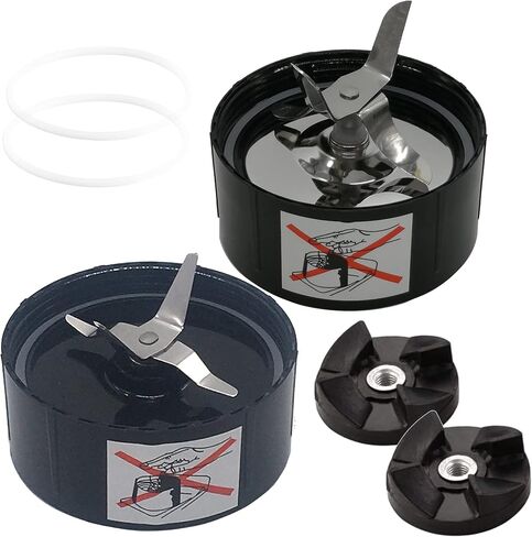 Shaver Blade with extra gasket ring Spare Replacement Part for 250W Magic Bullet Blender, Mixer, Juicer, Food Processor (Model MB1001/MB 1001B/MBR-1701/MBR-1702/MBR-1101) (1, Stainless Steel) in Saudi Arabia
