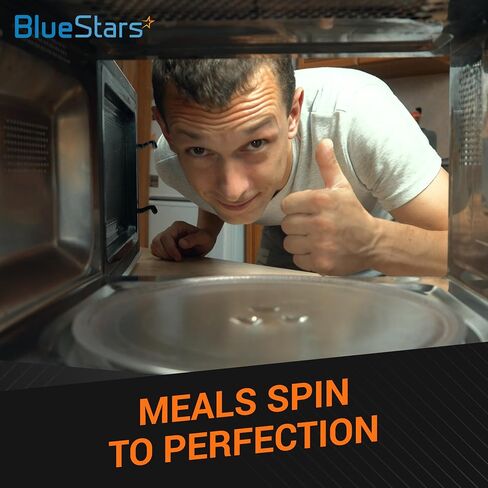 BlueStars Microwave Glass Plate 9.6" / 24.5cm - Replaces BT-3110 - Universal Fit for Samsung Kenmore LG Sears Kenmore Emerson Panasonic HighPointe Microwaves Ovens - Durable Y-Type Turntable Tray in Saudi Arabia