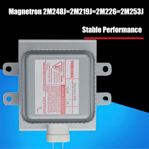 2M248J ميكروويف الفرن المغنطيترون تبريد الرياح 1000W لميكروويف توشيبا متوافق مع 2M240J (L) 2M303J (L) OM75P (10) OM75P-21-ESGN 2M253J W10693025 2M248J （XB） W10754299 2M253J in Kuwait