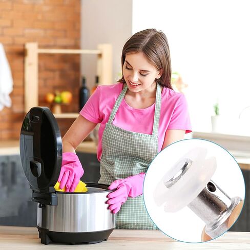 2 Pcs Electric Pressure Cookers Parts Universal Replacement Floater Valve with 10 Pcs Silicone Gaskets for Pressure Pot Such as XL, YBD60-100, PPC770, PPC780, PPC790 in Saudi Arabia