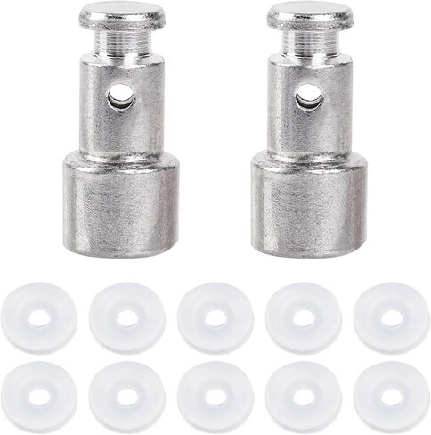 2 Pcs Electric Pressure Cookers Parts Universal Replacement Floater Valve with 10 Pcs Silicone Gaskets for Pressure Pot Such as XL, YBD60-100, PPC770, PPC780, PPC790 in Saudi Arabia