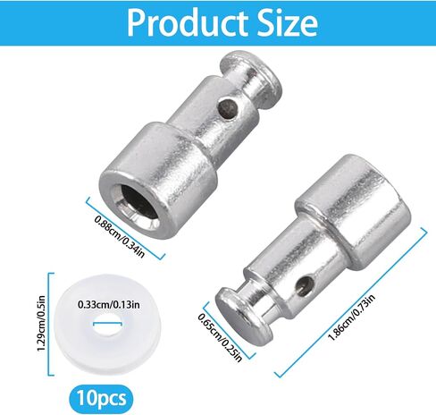 2 Pcs Electric Pressure Cookers Parts Universal Replacement Floater Valve with 10 Pcs Silicone Gaskets for Pressure Pot Such as XL, YBD60-100, PPC770, PPC780, PPC790 in Saudi Arabia