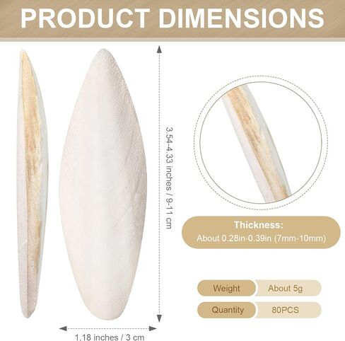 Fabbay 80 Pcs 3.54-4.33 Cuttlebone for Birds Cuttlefish Bone Bulk Parakeets Canaries Mynah Natural Cuttlebone for Reptile Tortoise Turtles Lovebirds Toucans Reptiles Snails in Saudi Arabia