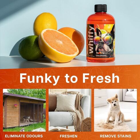 Pet Fresh Citrus Pet Odor Eliminator for Home, Carpets, Furniture, and More - 16oz Spray Bottle (24oz Ready to Use) in Saudi Arabia