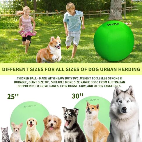 30 Inch Dog Horse Ball with 2 Covers, Giant Herding Ball for Dog Blue Heelers, Horse Balls for Play for Horses to Play with, Extra Large Equine Training Ball in Kuwait