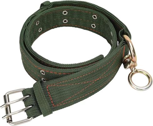 49.6 Inch Cow Collar, Adjustable Four-Layer Nylon Thickened Cattle Halter for Show - Heavy Duty Cattle Show Collar with Metal Buckle and Traction Chain, Ideal for Horse, Sheep, Dog, Camel in Saudi Arabia