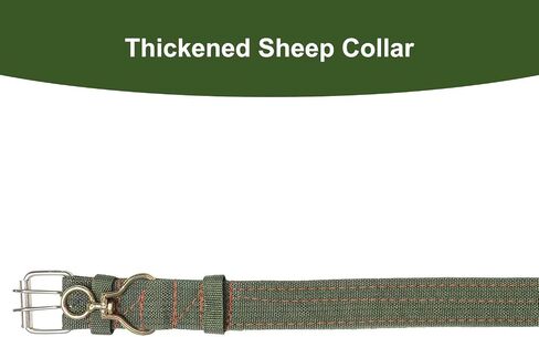 49.6 Inch Cow Collar, Adjustable Four-Layer Nylon Thickened Cattle Halter for Show - Heavy Duty Cattle Show Collar with Metal Buckle and Traction Chain, Ideal for Horse, Sheep, Dog, Camel in Saudi Arabia