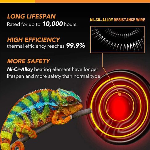 بسيط ديلوكس 2 حزمة 150 واط السيراميك باعث الحرارة الزواحف مصباح الحرارة لا ينبعث منها ضوء لقفص الحاضن الذي يحتضن الدجاج والحيوانات الأليفة البرمائية in Kuwait
