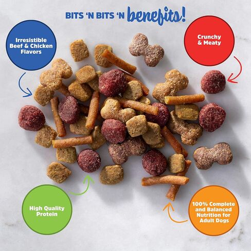 Kibbles 'n Bits Bistro Mini Bits Small Breed Oven Roasted Beef Flavor Dry Dog Food, 16 Pound Bag in Saudi Arabia