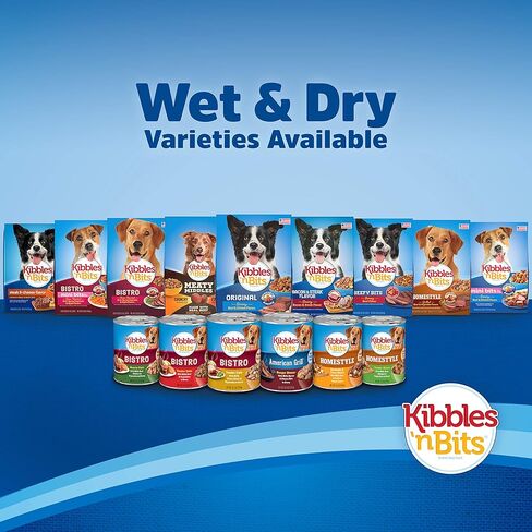 Kibbles 'n Bits Bistro Mini Bits Small Breed Oven Roasted Beef Flavor Dry Dog Food, 16 Pound Bag in Saudi Arabia