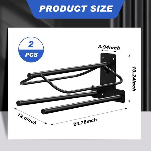 Paterr 2 Pcs Saddle Rack Wall Mount Saddle Stand Saddle Pad Rack Horse Tack Storage for English Western Saddles Horses Blanket Stall Supplies Accessories in Saudi Arabia