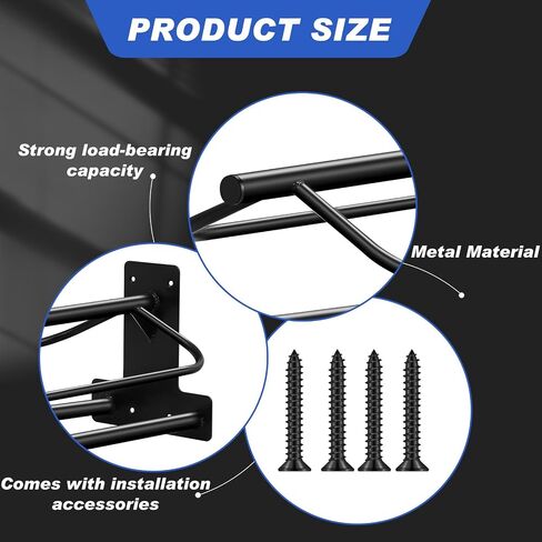 Paterr 2 Pcs Saddle Rack Wall Mount Saddle Stand Saddle Pad Rack Horse Tack Storage for English Western Saddles Horses Blanket Stall Supplies Accessories in Saudi Arabia