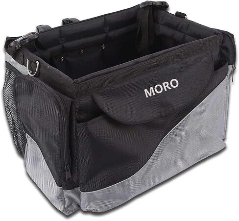 Pet Bicycle Front-Box Basket Bike Case Seat Dog Puppy Cat Outdoor Travel Carrier Bag Tote Kennel Black in Saudi Arabia