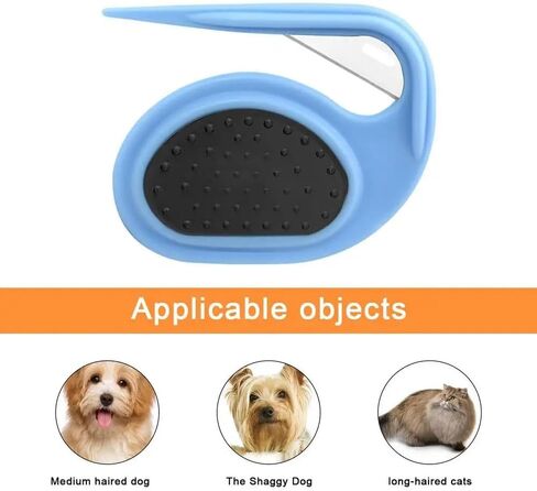 4Pcs Pet Knotting Comb, De Knotting Comb for Dog, Cat Knotting Comb, 3 In1 Multifunctional Massage Hair Removal Comb, Pet Grooming Combs Dematting Tools for Dog Cat in Saudi Arabia