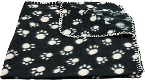 Pet Dog Cat Puppy Kitten Soft Blanket Doggy Warm Bed Mat Paw Print Cushion (Pink) in Kuwait