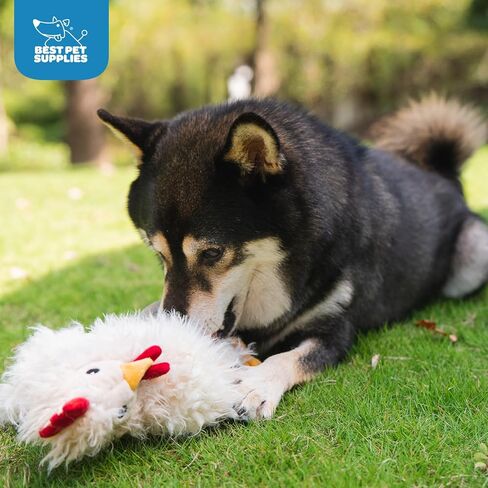 Best Pet Supplies Crinkle Dog Toy for Small, Medium, and Large Breeds, Cute No Stuffing Duck with Soft Squeaker, Fun for Indoor Puppies and Senior Pups, Plush No Mess Chew and Play - Light Pink in Saudi Arabia