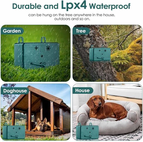 Anti Barking Device for Dogs. 50 ft Dog Barking Control Devices 3 Adjustable Levels. Sonic Barking Deterrents Control Device Bark Box for Indoor & Outdoor. Dog Barking Silencer Safe for Dogs(Green) in Kuwait