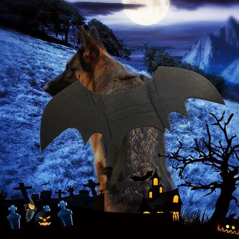 Rypet Dog Bat Wings Costume L, Dog Bat Costume for Halloween Cosplay Party in Saudi Arabia