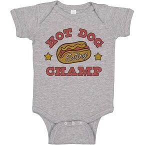 TATY Kids Hot Dog Eating Champ Baby Infant Bodysuit in Kuwait