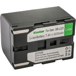 Kastar 1-Pack SB-L220 Battery Replacement for Samsung SC-D323, SC-D325, SC-D327, SC-D33, SC-D34, SC-D39, SC-D5000 SC-D5000i, SC-D530, SC-D55, SC-D590 SC-D590 (T), SC-D60, SC-D67, SC-D70 Camcorder in Kuwait