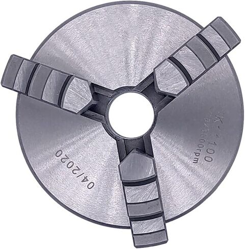 4-Inch 4-Jaw Self-Centering Chuck Set 1Set K11-100 3 Jaws Manual Lathe Chuck with Turning Machine Tools Accessories K11-100 3-Jaw Lathe Chuck Self-Centering Metal with 1-Inch x 8TPI Thread in Saudi Arabia