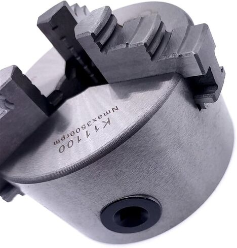 4-Inch 4-Jaw Self-Centering Chuck Set 1Set K11-100 3 Jaws Manual Lathe Chuck with Turning Machine Tools Accessories K11-100 3-Jaw Lathe Chuck Self-Centering Metal with 1-Inch x 8TPI Thread in Saudi Arabia