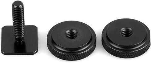 NUOBESTY 4 PCS Double Screw Tripod Adapter for Camera Hot Shoe Mount Flash Shoe Mount Accessory for LED Light Microphone Monitor DSLR Camcorder in Saudi Arabia