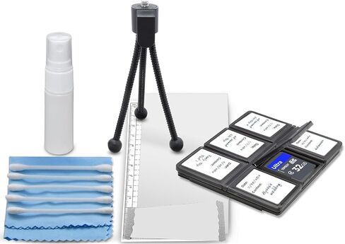 for Canon EOS 70D 77D 80D 90D T8i T7 T7i T6i T6s T6 SL2 SL3 DSLR Cameras 58MM Professional Accessory Kit with Wide-Angle and Telephoto Lenses, Filters Kits, 50 inch Tripod in Kuwait