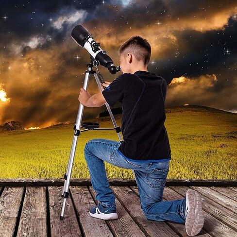 Super Binoculars Telescope Portable 350 X 50Mm Astronomical Refractor Good Partner to View Moon and Planet Perfect Astronomy Gifts for Beginners No Tools Required in Saudi Arabia