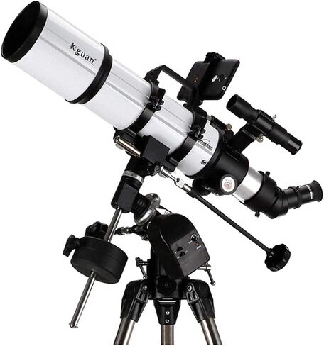 Professional National Geographic Telescope 80mm Aperture 600mm Mount Astronomical Refracting Multi-Coated Optics Durable Portable Travel Telescope with Tripod and Finders Scope in Saudi Arabia