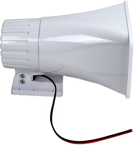 Pyle 8'' Indoor and Outdoor 65 Watts Heavy Duty Portable PA Horn Speaker, 8 Ohms Impedance, with Adjustable Bracket, White (4 Pack) in Saudi Arabia