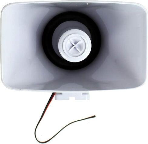 Pyle 8'' Indoor and Outdoor 65 Watts Heavy Duty Portable PA Horn Speaker, 8 Ohms Impedance, with Adjustable Bracket, White (4 Pack) in Saudi Arabia
