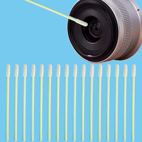 100pcs Lint-Free Cleaning swabs Kit, for Electronics, Cameras, Optical Lenses or Inkjet Printers, Print Heads Cleaning (Sharp) in Saudi Arabia