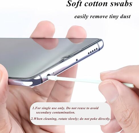 100pcs Lint-Free Cleaning swabs Kit, for Electronics, Cameras, Optical Lenses or Inkjet Printers, Print Heads Cleaning (Sharp) in Saudi Arabia