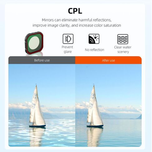 Lens Filter for Insta360 Ace Pro 2,Additional Lenses Optical Glass, high Transmittance, Multi-Layer Coating, Waterproof, Anti-Scratch, dustproof, Oil-Resistant (UV) in Saudi Arabia