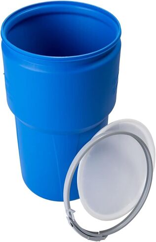 علبة لاب مع قفل معدني رافع من ايجل 1601M، 30 لتر، قطر 21-1/8 بوصة × ارتفاع 28-1/2 بوصة، أصفر in Kuwait