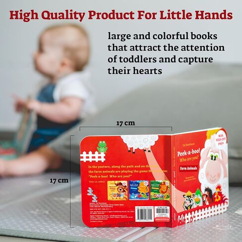 "Peek-a-boo – who are you?" – A Beautiful Set Of 4 Board Books for toddlers in Saudi Arabia