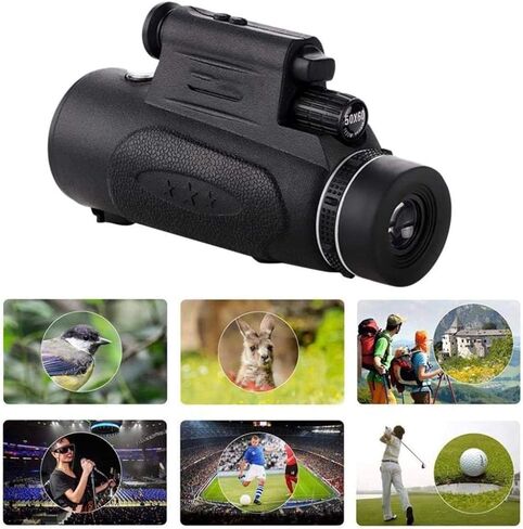 Portable 100X90 Optical Monocular Telescope - Ideal for Hiking, Camping, and Travel in Saudi Arabia