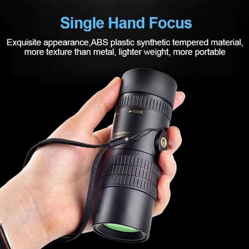 4K 10-300 × 30 مم تلسكوب أحادي - تكبير تليفوتوغرافي ، مقاوم للماء ، ترايبود ، مقطع لمشاهدة الطيور والمغامرات في الهواء الطلق in Saudi Arabia