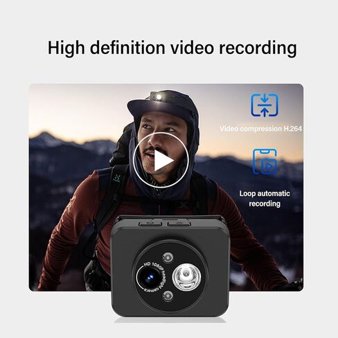 Camcorder VBESTLIFE LEADAMP فيديو ، 1080 بكسل HD CAMERANCH CAMERANCE و RIGNANCE CAMERANCE 45 ° in Saudi Arabia