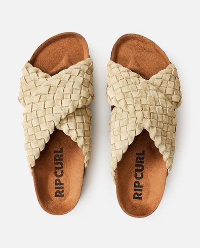 RIP Curl Women's Cayen Bloom slipled slip on Sandals Slides in Kuwait