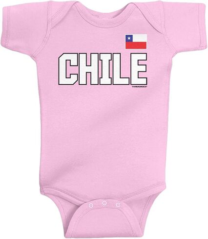 Threadrock Unisex Baby Chile National Pride Bodysuit in Saudi Arabia