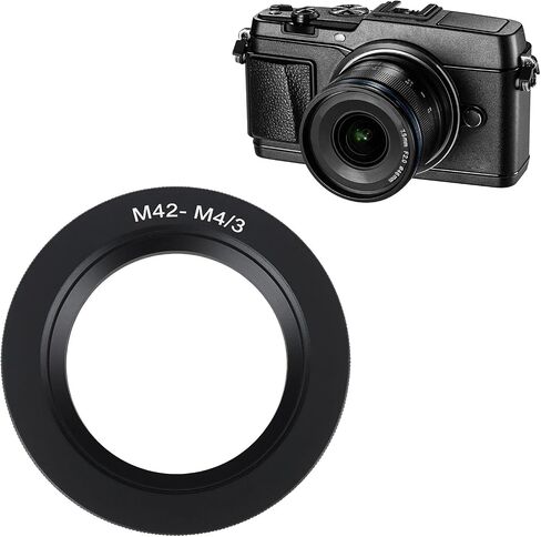 محول عدسة الكاميرا لعدسة M42 لكاميرا Micro 4/3 MFT Mount ، متوافقة مع أوليمبوس متوافق مع Panasonic in Saudi Arabia