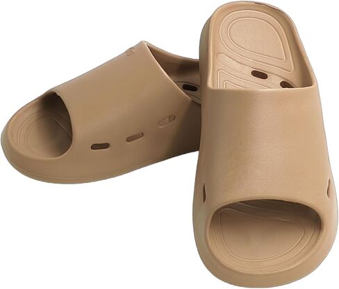 Lightweight and comfortable non-slip waterproof beach sandals for indoor and outdoor, garden, bathroom, swimming pool, self-draining men'swomen's quick day flat shoes - in Saudi Arabia