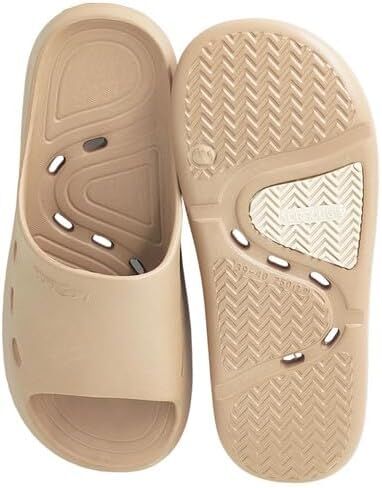 Lightweight and comfortable non-slip waterproof beach sandals for indoor and outdoor, garden, bathroom, swimming pool, self-draining men'swomen's quick day flat shoes - in Saudi Arabia